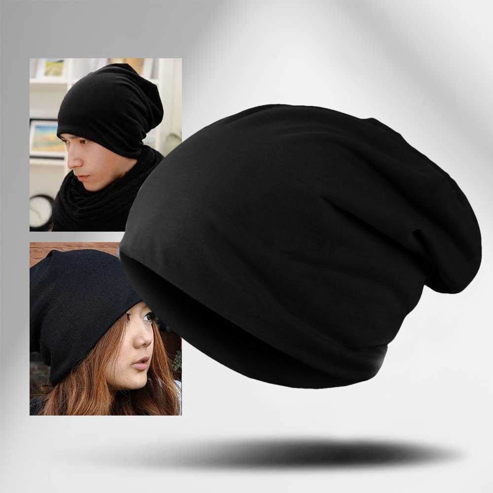 Ecobros Topi Kupluk Pria Wanita Kain Katun Winter Beanie Hat - EC001