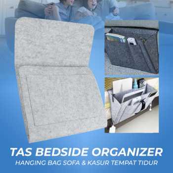 LENZERO Tas Bedside Organizer Sofa Kasur Tempat Tidur Hanging Bag - NL-A-050