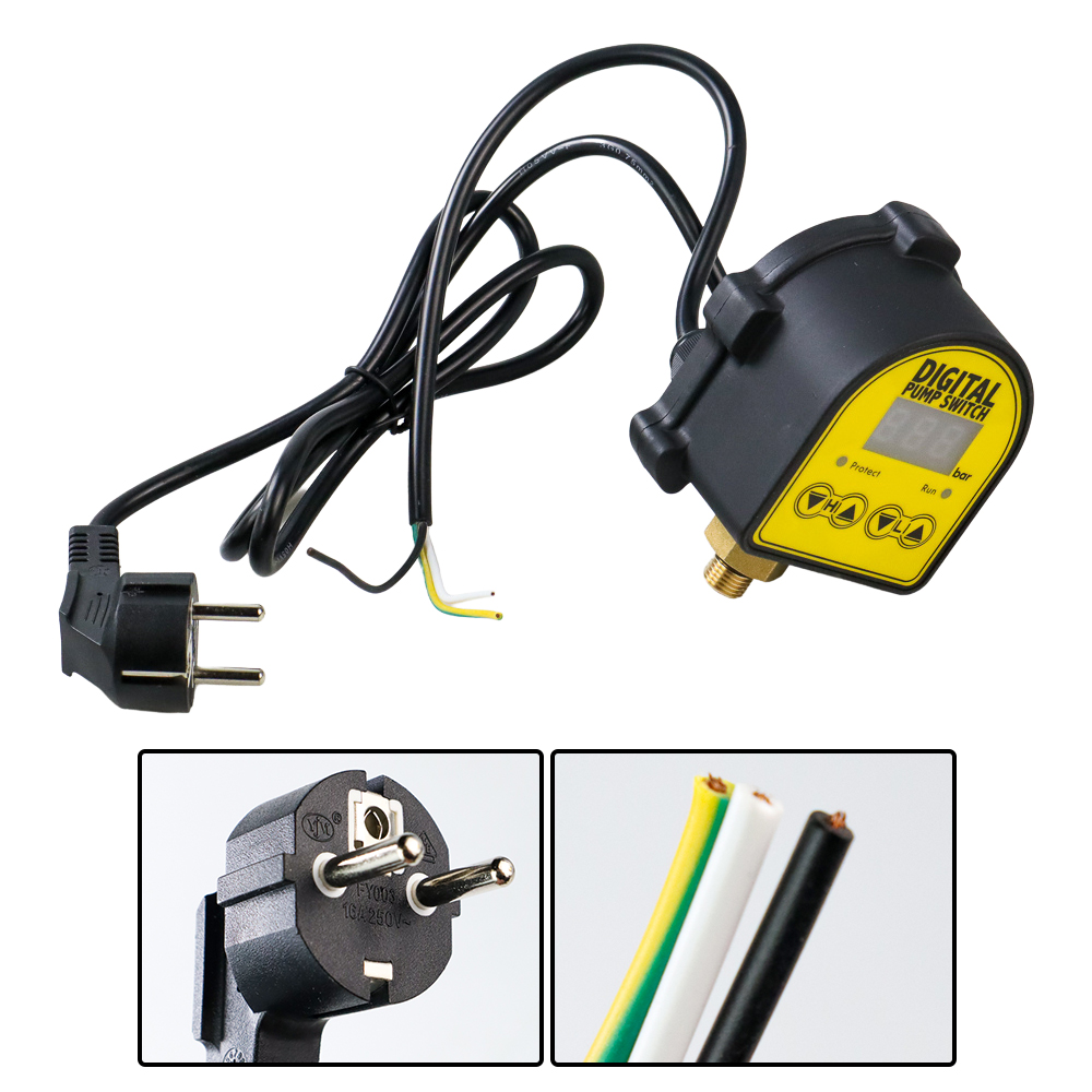AQUALIN Pengatur Pompa Air Digital Automatic Pump Switch Pressure 220V - YRK-01