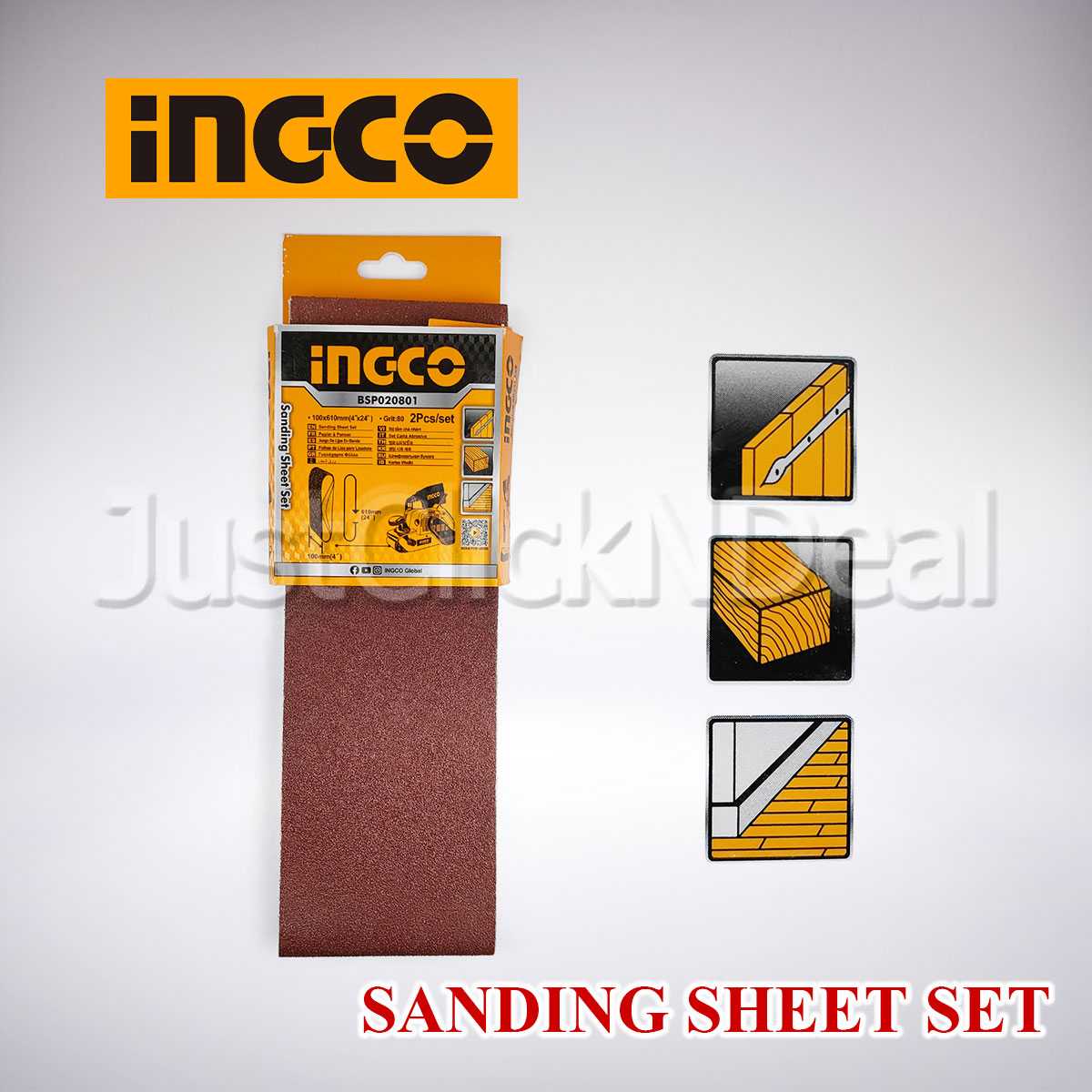 Jual Ingco Amplas Belt Sander 2 Buah Kertas Pasir Putar Tank