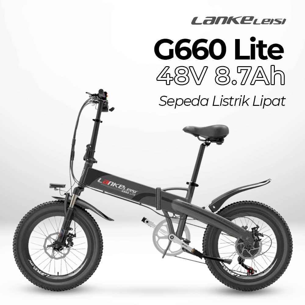 自転車本体 Sepeda bantuan listrik Jual Lankeleisi Sepeda Listrik Lipat Folding Bike Lite Edition