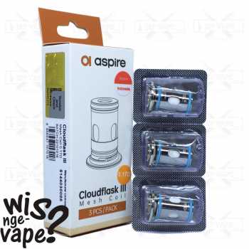 Cloudflask III Mesh Coil - Cloudflask 3 Coil Authentic By Aspire