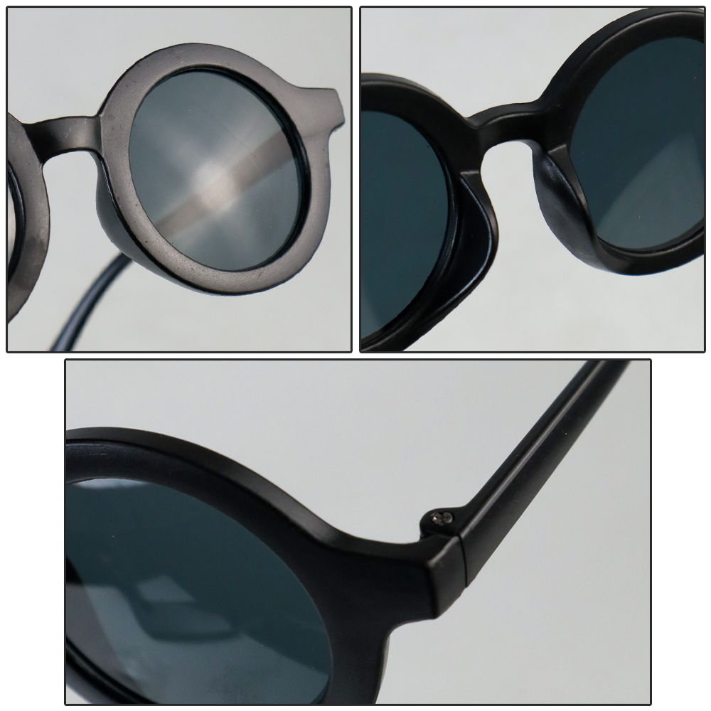 WFJIA Kacamata Hitam Anak Anti UV Round Vintage Style - WF52