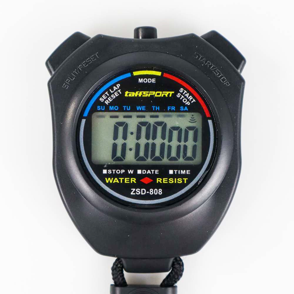 TaffSPORT Stopwatch Digital Profesional LCD dengan Strap - ZSD-808