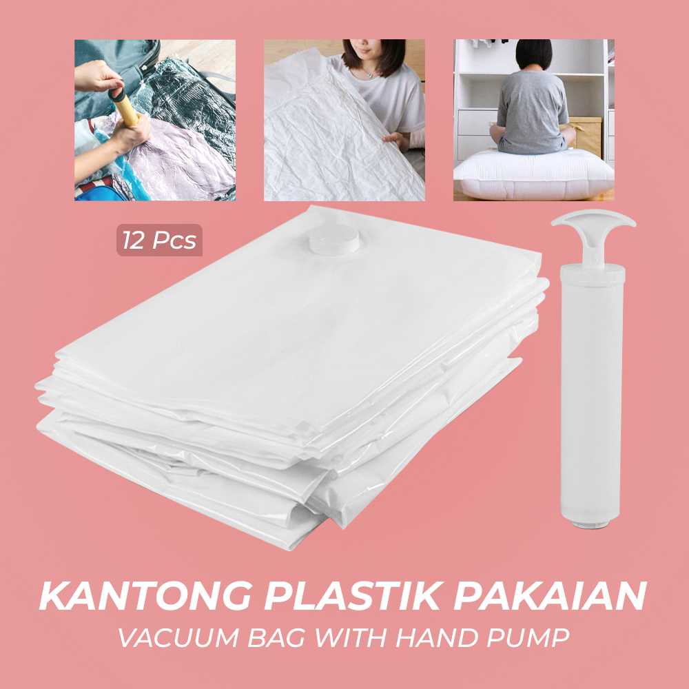 Jual TaffPACK Kantong Plastik Pakaian Vacuum Compression Bag