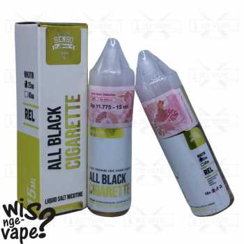 All Black Cigarette 15ml - Salt Nic Liquid By Senso