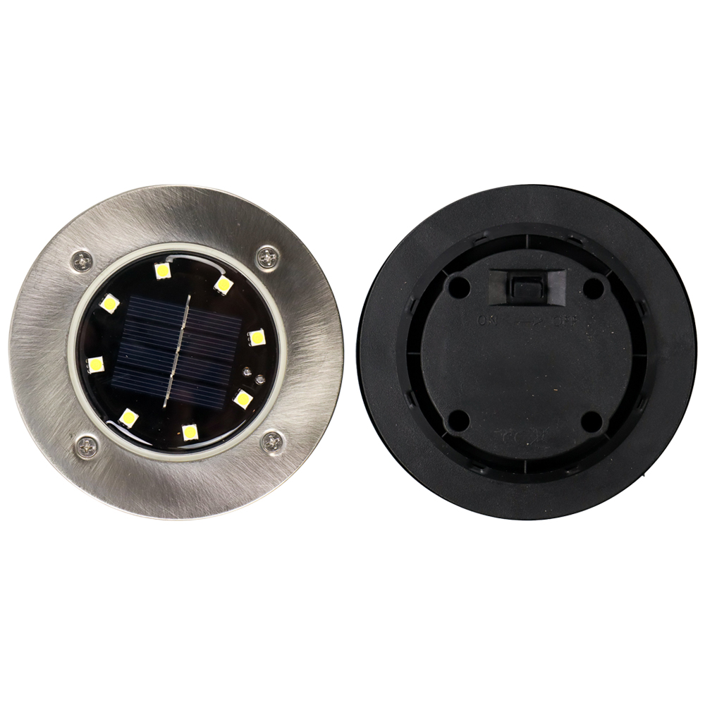 TaffLED Lampu Taman Hias Tanam Ground Light Solar IP65 8 LED - CL-022