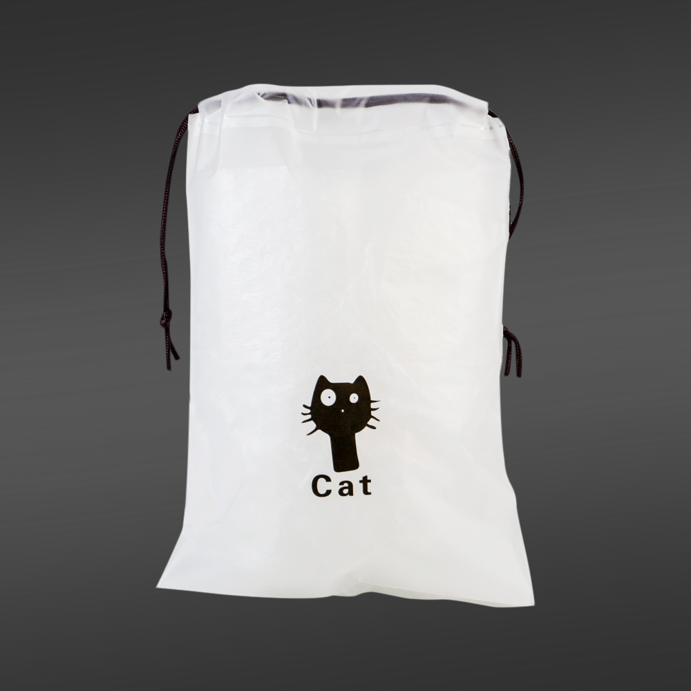 TaffPACK Kantong Pouch Plastik Serut Drawstring Bag Size M 18x25cm - VB-72