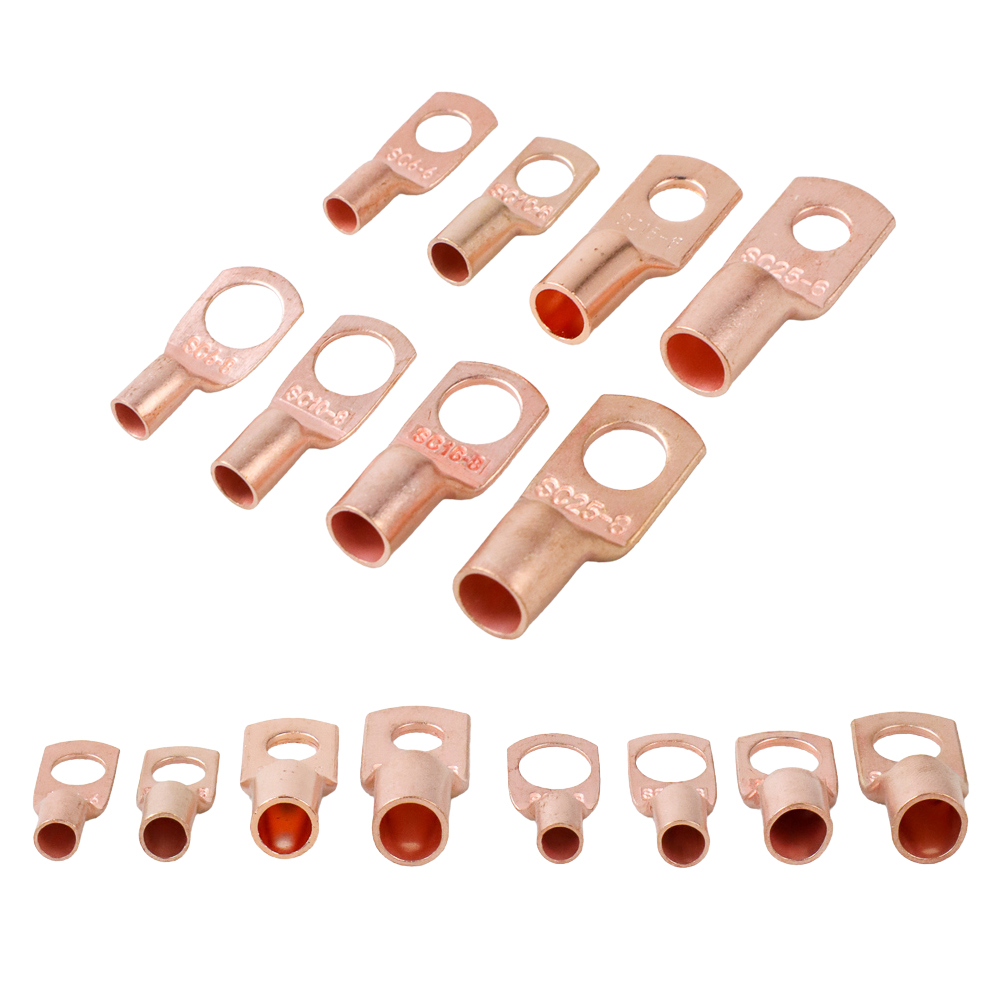 Taffware Skun Kabel Ring Copper Ring Terminal Wire Connector 120 PCS - SC6-25