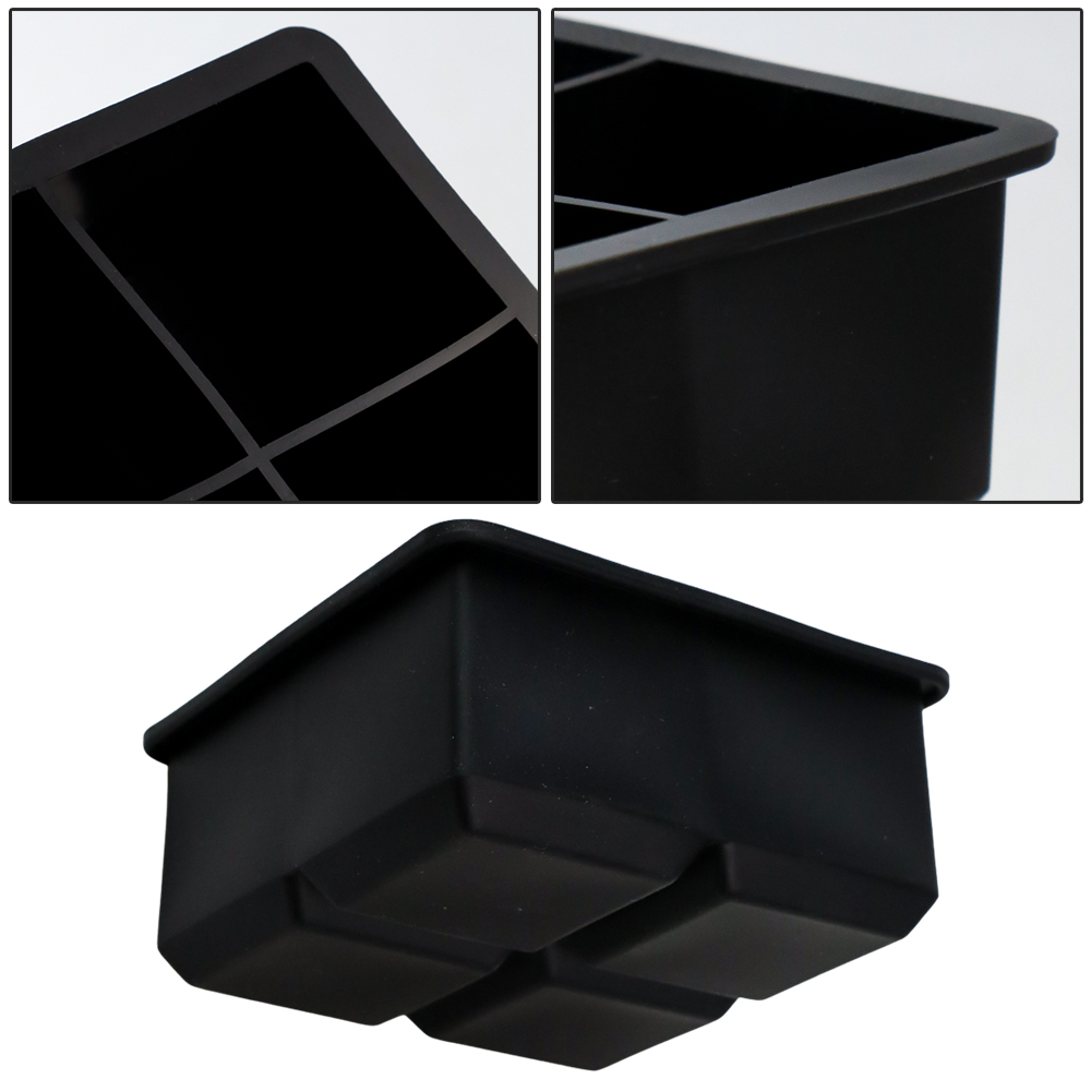 SSGP Cetakan Es Batu Silikon Kotak 4 Grid Ice Cube Tray - SSGP4