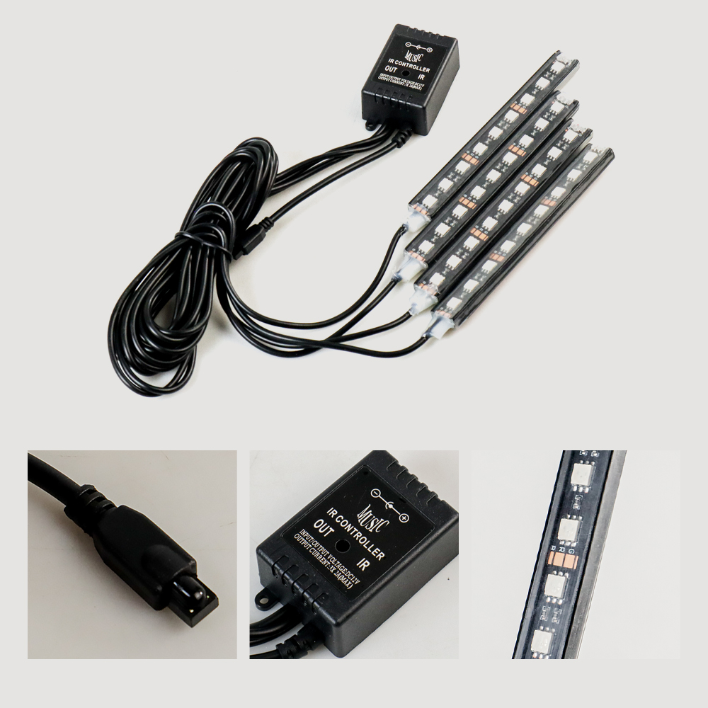 RAZEND Lampu LED Neon RGB Music Control with Remote Control - RZ4