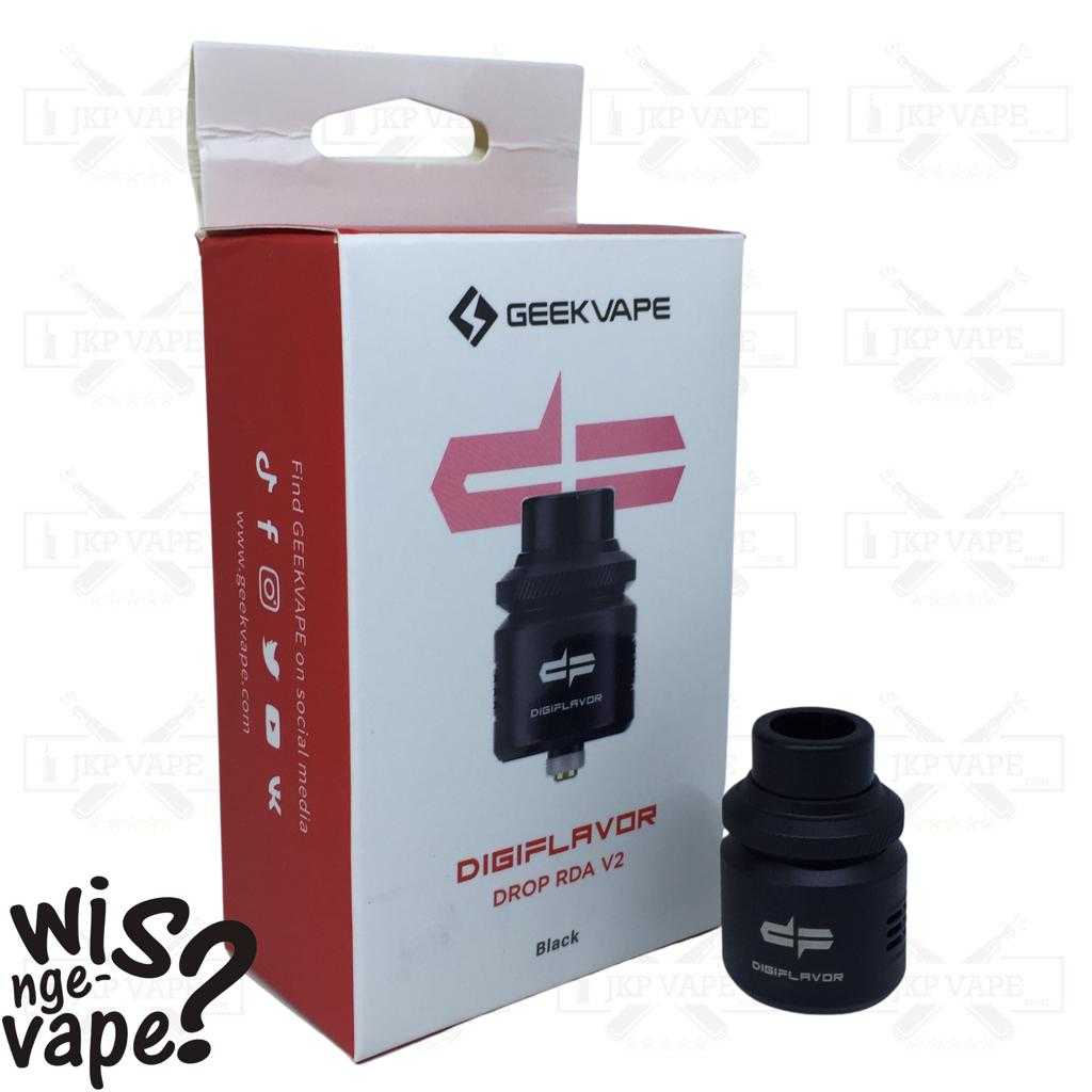 Drop Rda Coiling Jual Drop RDA V2 24mm Dual Coil - Authentic By Digiflavor