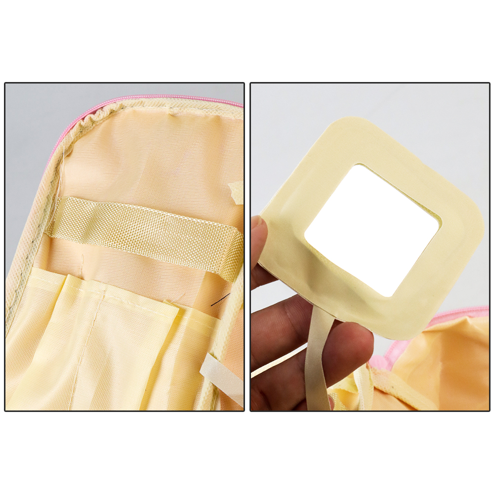 Dihope Tas Make Up Portable Organizer Make Up Pouch with Brush Slot - D5S