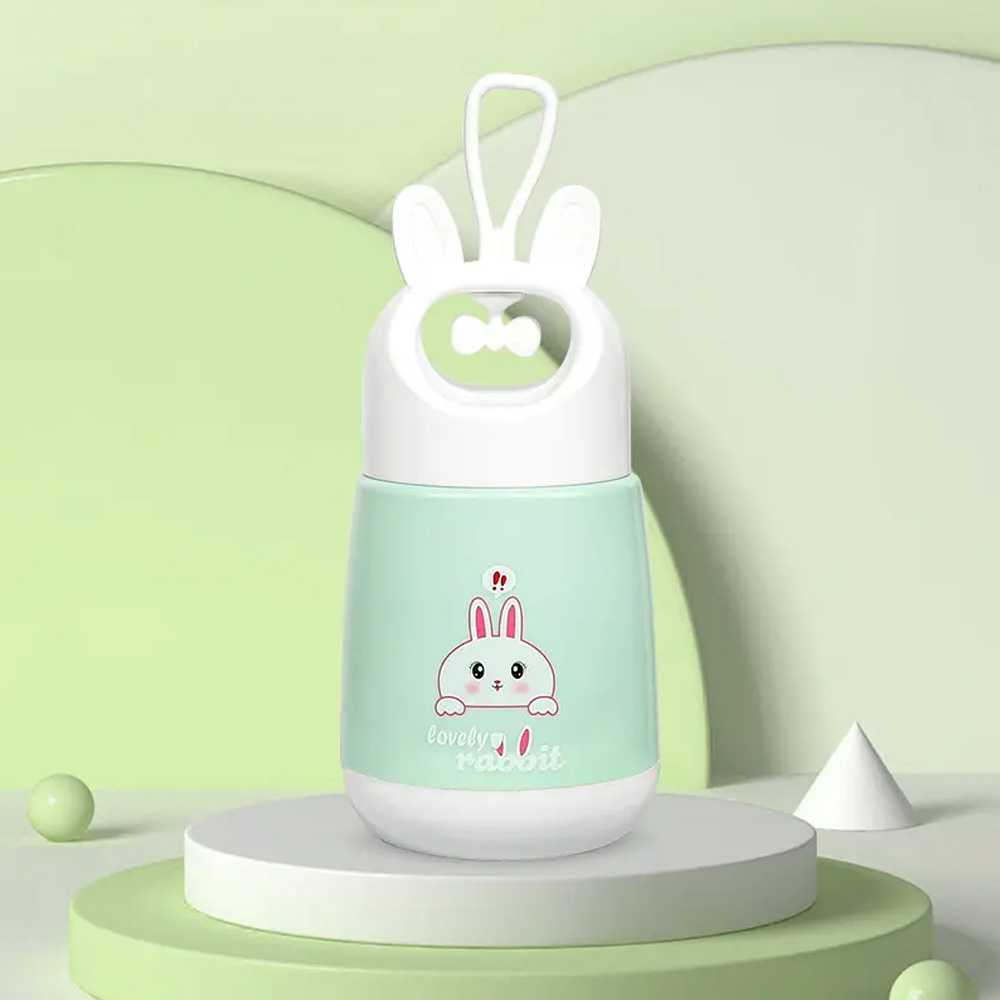 Jual Botol Minum Kaca Lovely Rabbit Kelinci 380ml BPA Free