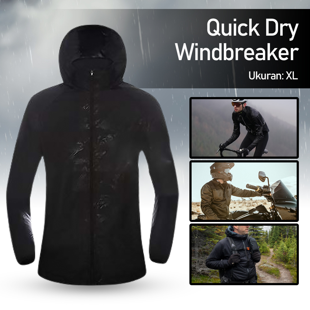 LENTHIMEN Jaket Olahraga Quick-dry Windbreaker - WY-01