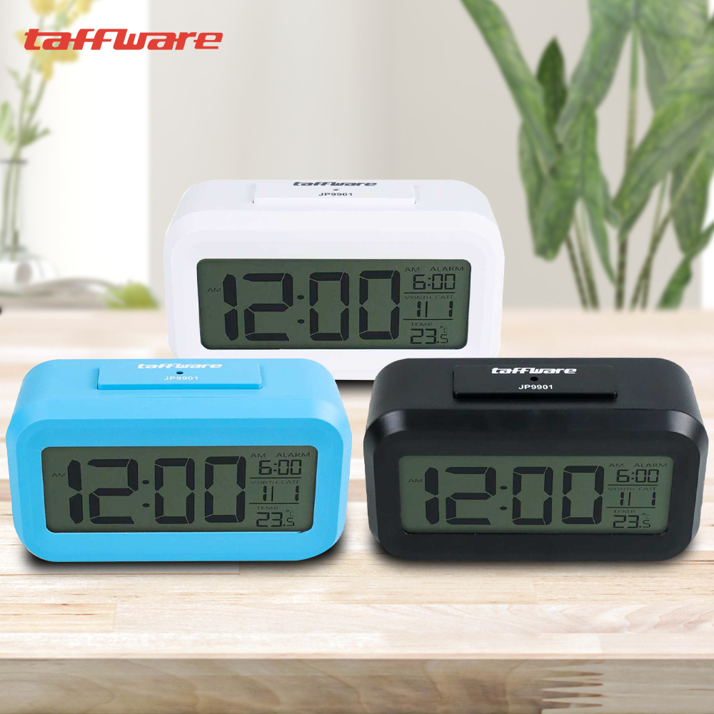 Taffware Fanju Jam LCD Digital Clock with Alarm - JP9901