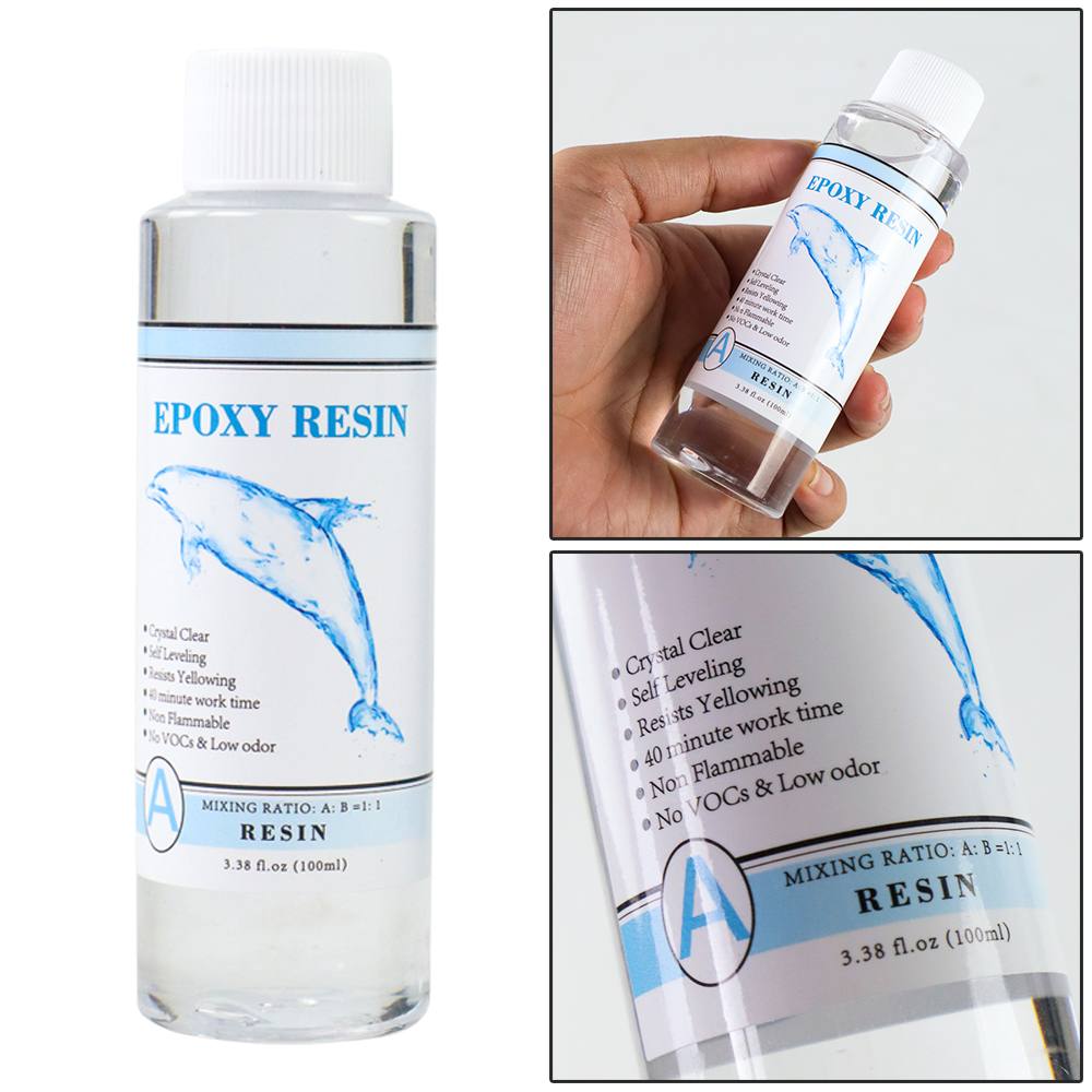 QIAO Lem Resin Epoxy Bening Rasio 1:1 AB Crystal DIY Handmade Jewelry - ER-001