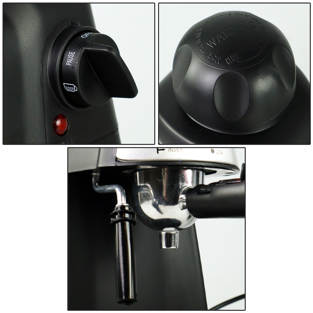 Vanmalone Mesin Kopi Espresso Coffee Maker Frothing 800W 240ml - CM6810