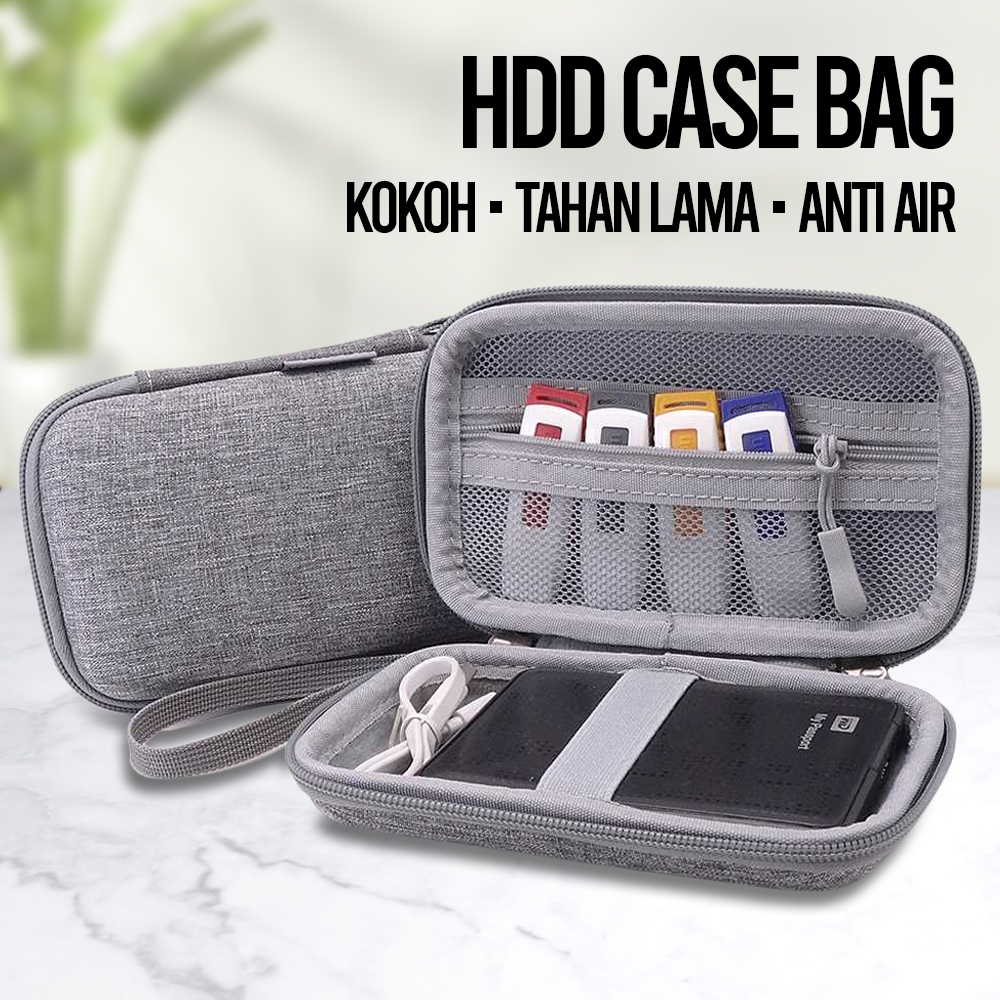 GHKJOK HDD Case Bag Protection Organizer Multifunction - GH1366