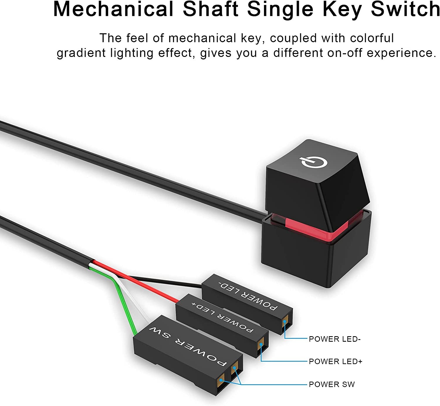 MagiDeal Kabel Tombol Power Eksternal Desktop Front Panel 2M - M859