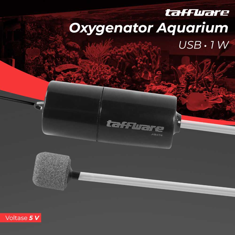 Jual Taffware Aerator Aquarium Fish Tank Oxygenator USB 1 Watt