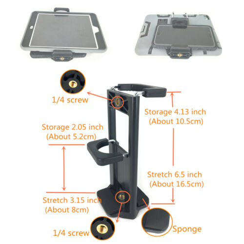 QIYE Teleprompter Kit Tripod Clip Tablet Holder for Video Livestream - P04327