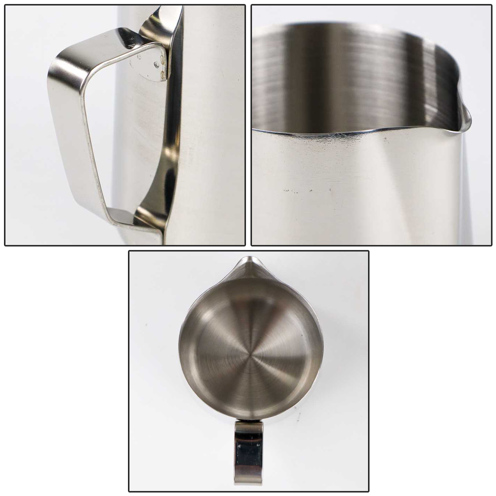 One Two Cups Milk Jug Latte Art Gelas Susu Kopi Espresso Frother Foam - J068