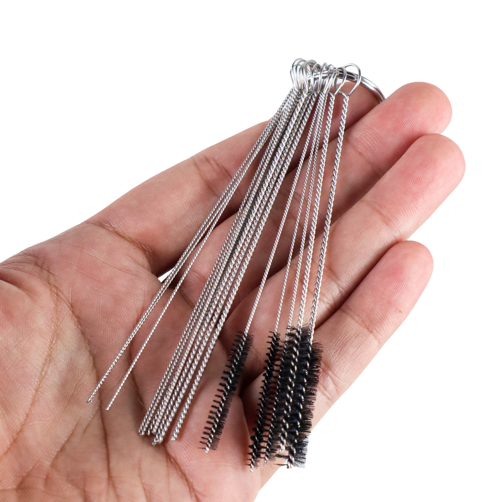 AGS Sikat Brush Pembersih Karburator Cleaning Needles Tools 15 PCS - CS8