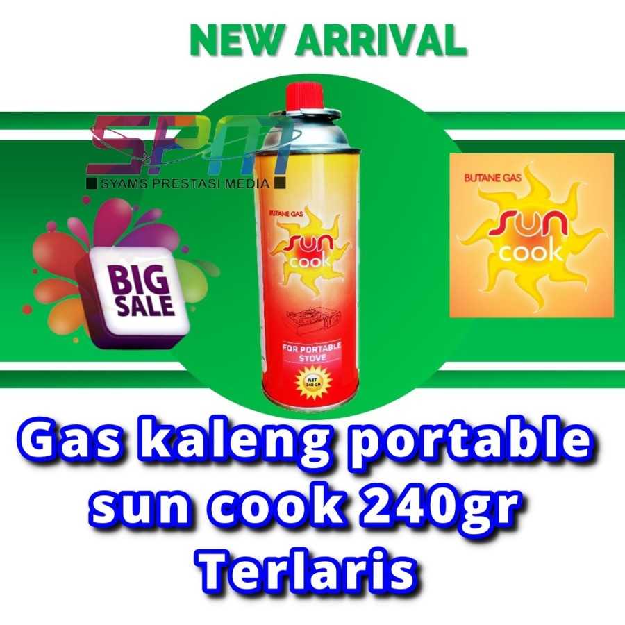 Jual Gas kaleng portable sun cook suncook isi 240 gram Terlaris