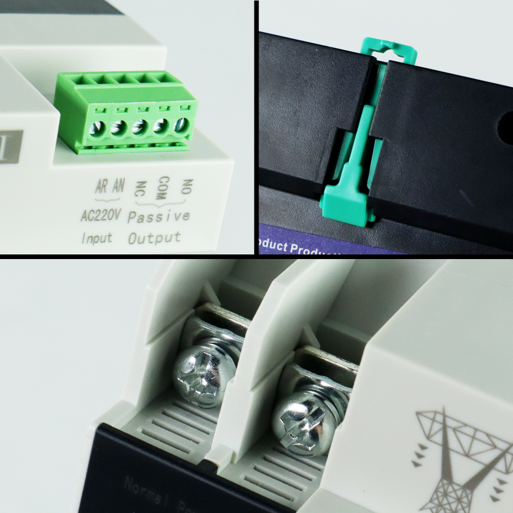 Taffware DIN Rail Power Supply Automatic Control Transfer Switch 2P - GFQ3-125/2P