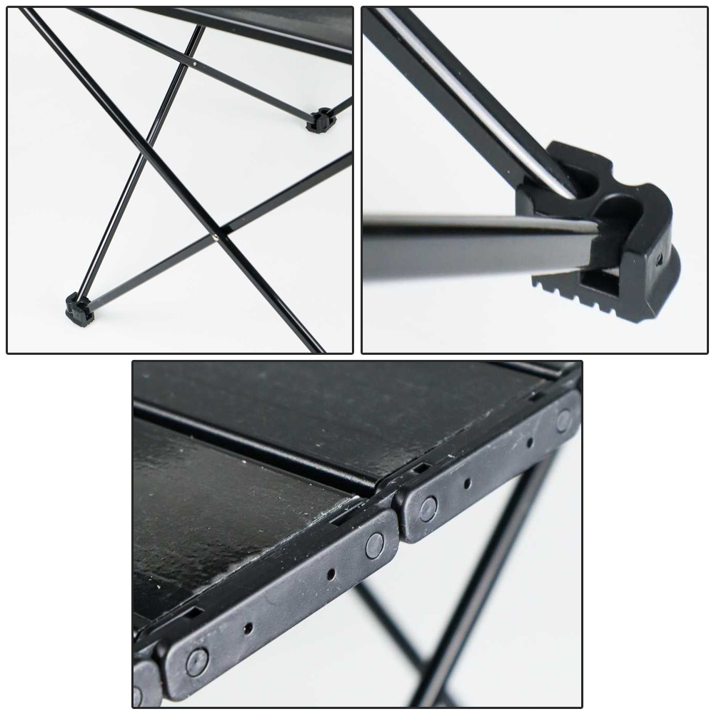 TaffSPORT Meja Lipat Piknik Foldable Portable Aluminium 56x40.5x40cm - 8825