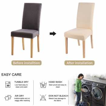 Jual KFETHIN Sarung Kursi Makan Restoran Hotel Elastic Dining