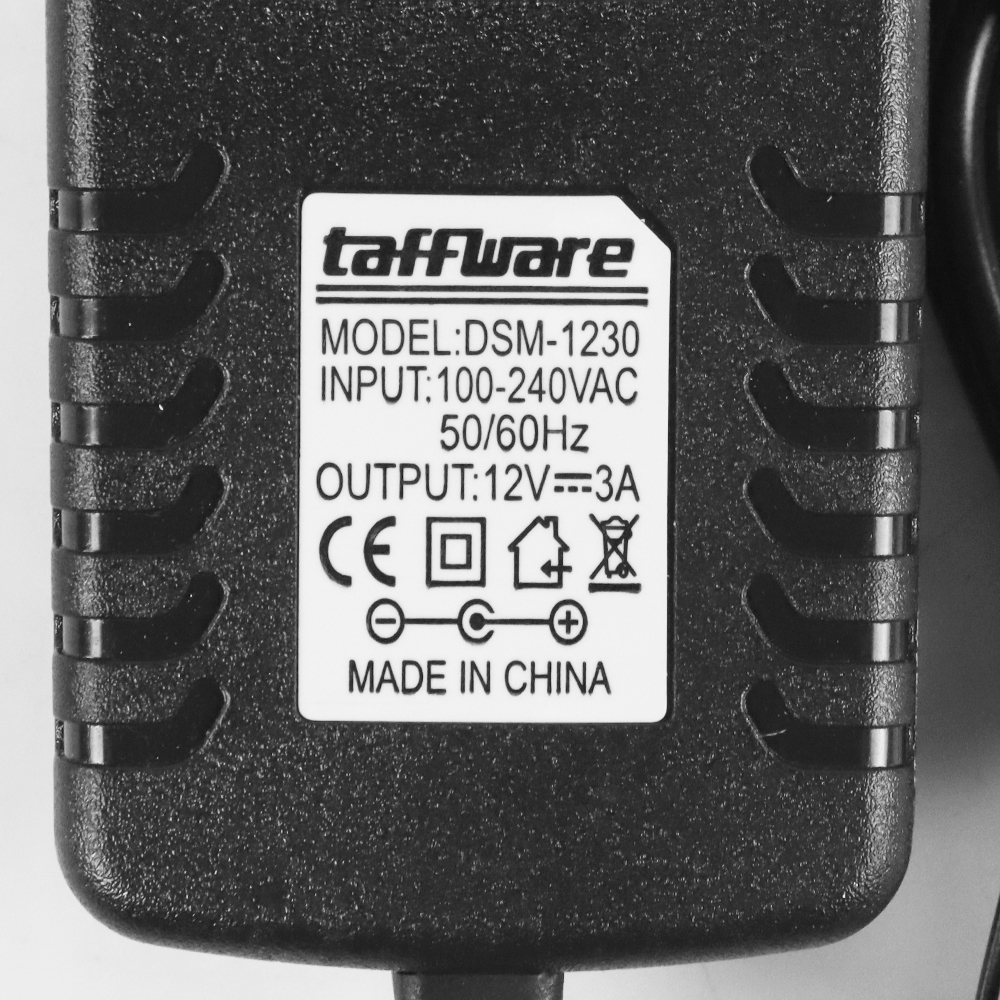 Taffware Adaptor Power Supply Converter AC to DC 12V 3A LED Strip - DSM-1230