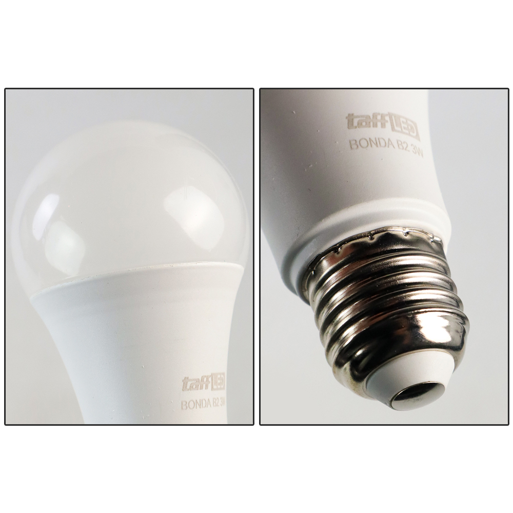 TaffLED Lampu Bohlam RGB dengan Remote Kontrol E27 3W - BONDA B2
