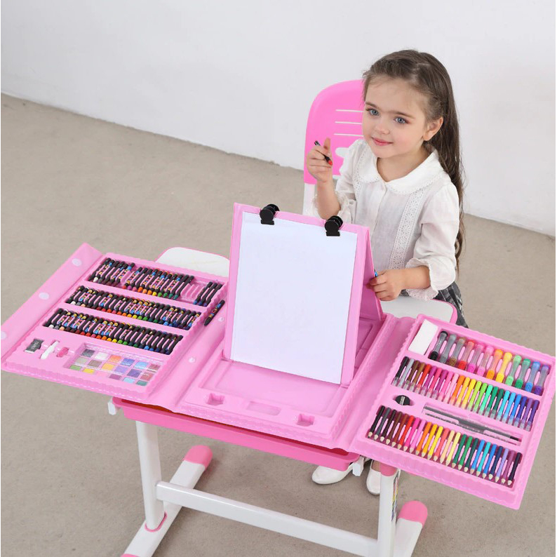ZFK Super Mega Set Alat Mewarnai Anak Colorful Children 208 PCS - ZF208