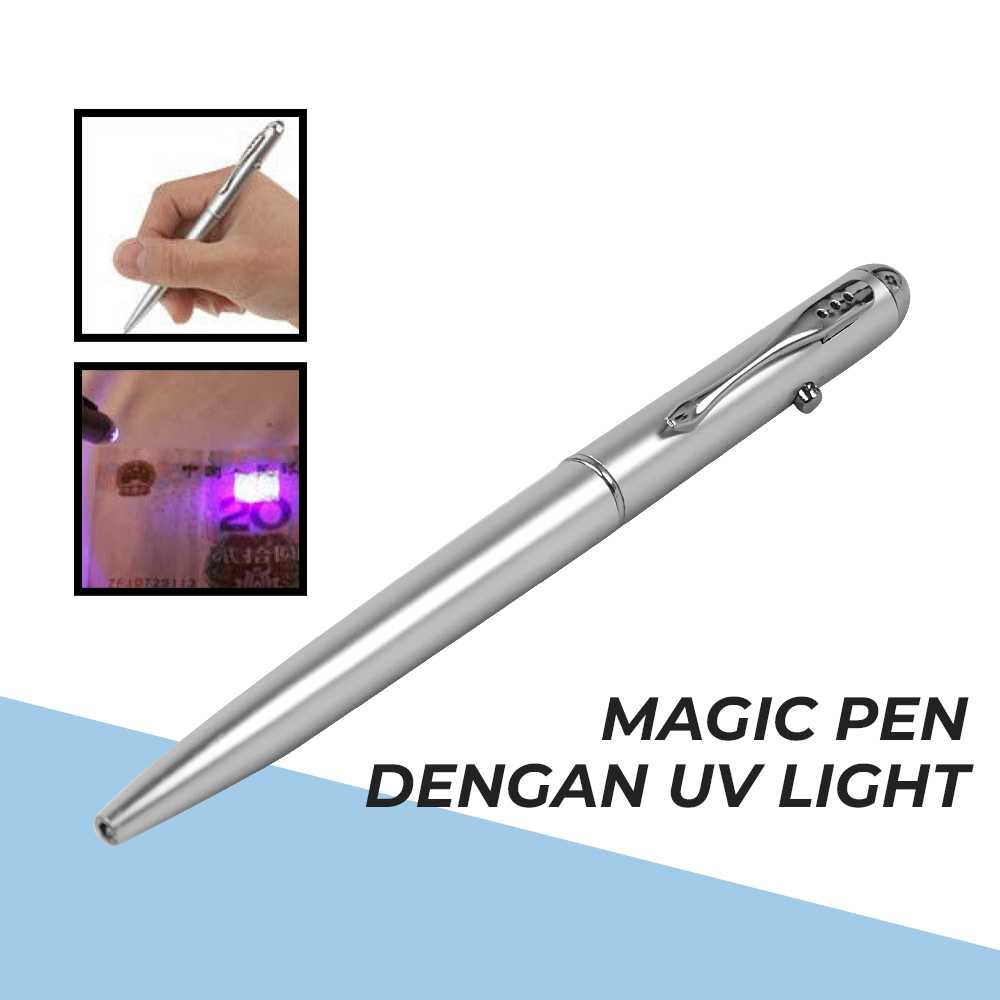 Jual Pena Tinta Invisible Magic Pen dengan UV Light HY0812
