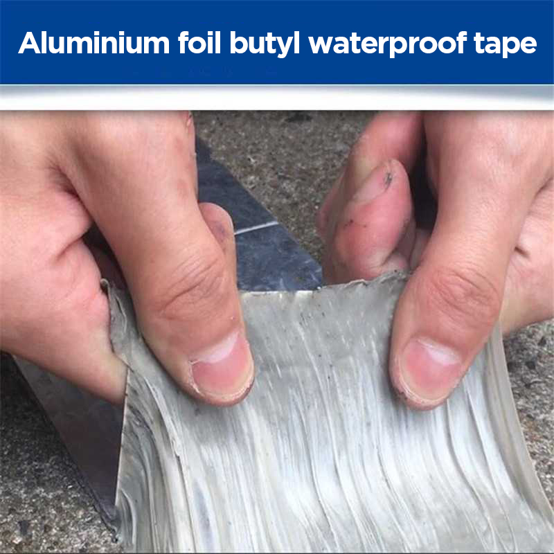 TaffGUARD KYTO Lakban Aluminium Foil Butyl Waterproof Anti Bocor 0.8mm - LS549