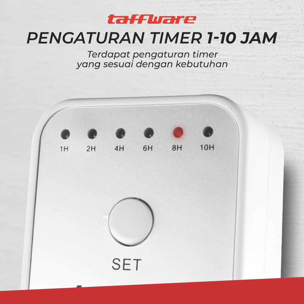 Taffware Stop Kontak Programmable Timer Switch 6 Program 230V/16A - W03