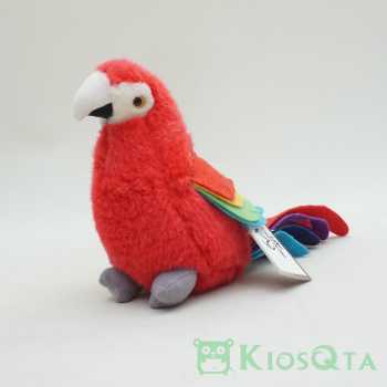boneka burung kakatua macaw merah small AP 32