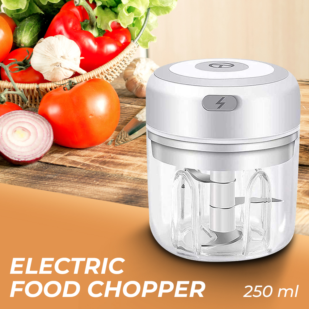 Food Chopper Mini Blender Penggiling Bumbu Electric USB Charge 23W - SR01