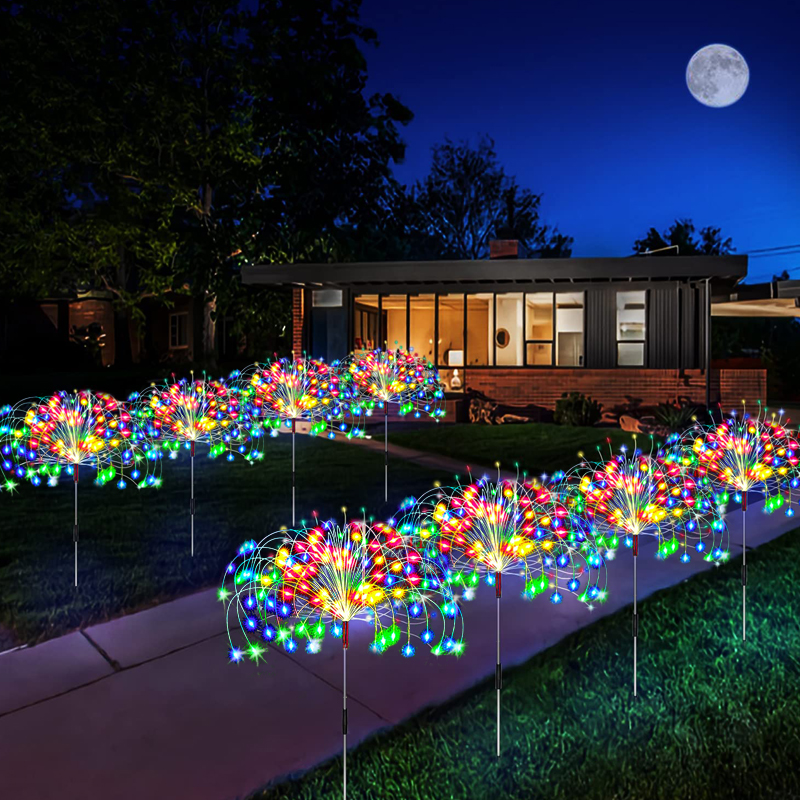 ZTree Lampu Hias Taman LED Fireworks Lights Solar Panel IP65 - Z600T