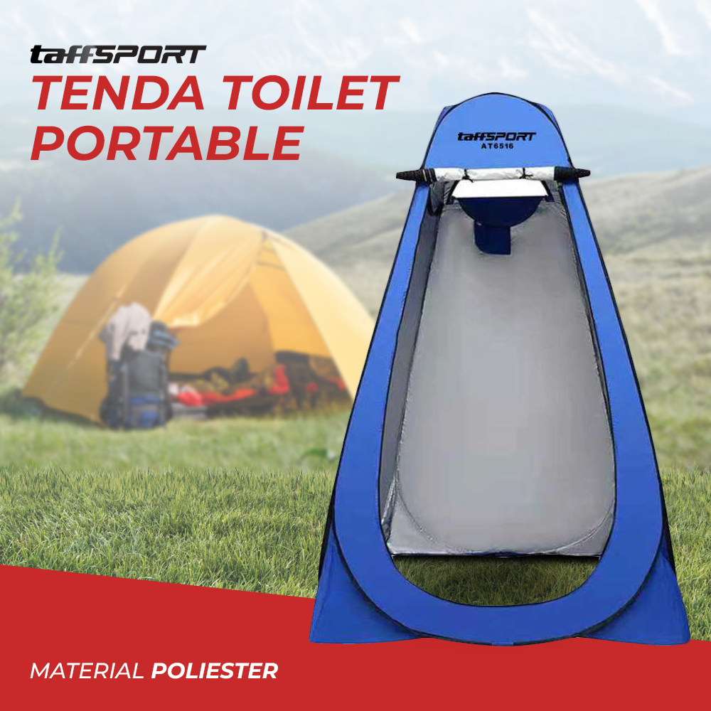 TaffSPORT Tenda Toilet Lipat Portable Potty Tent Automatic Open - AT6516