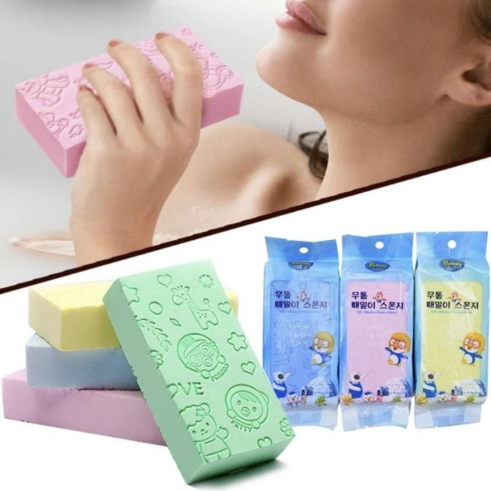 Spon Mandi Pembersih Daki Busa Spons Halus