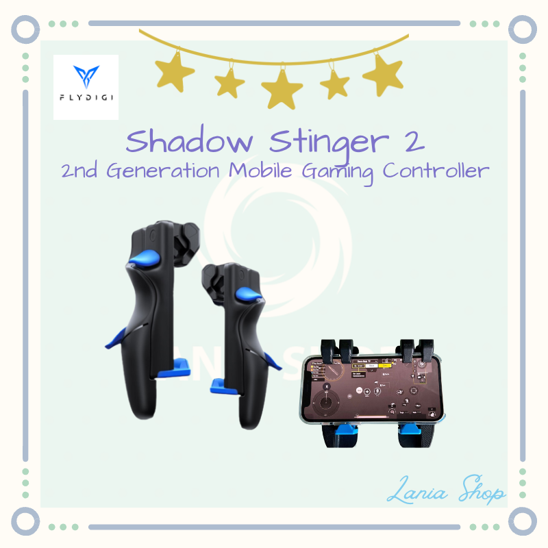 Jual FLYDIGI Shadow Stinger 2 - 2nd Gen FULL SET Mobile Gaming