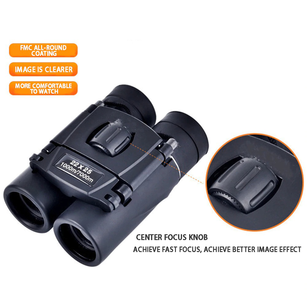 ARSSON Teropong Binocular Outdoor Magnification 22x25 Waterproof - PMT
