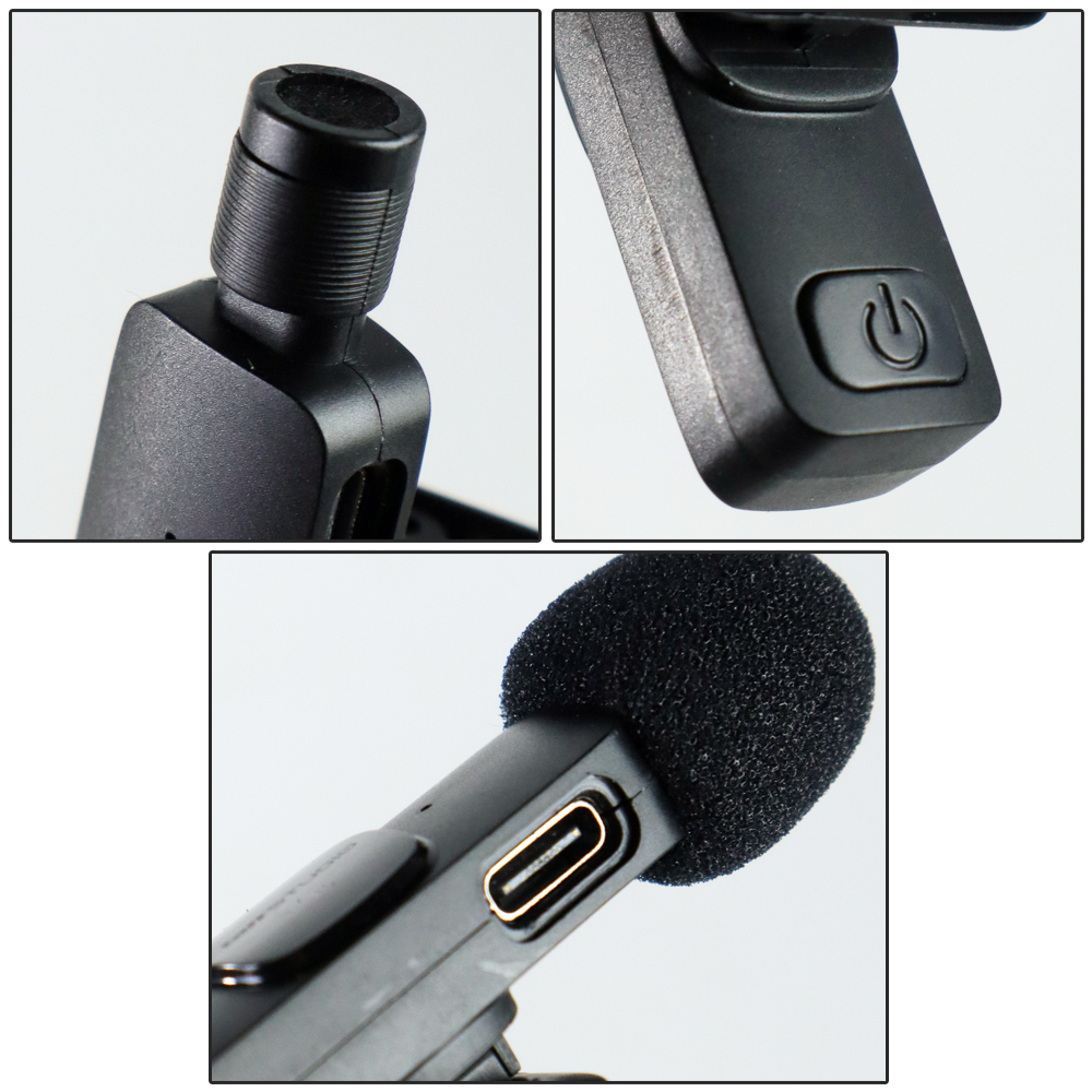 TaffSTUDIO Clip On Mic Wireless Vlogging Singing 3.5mm - K35 Pro