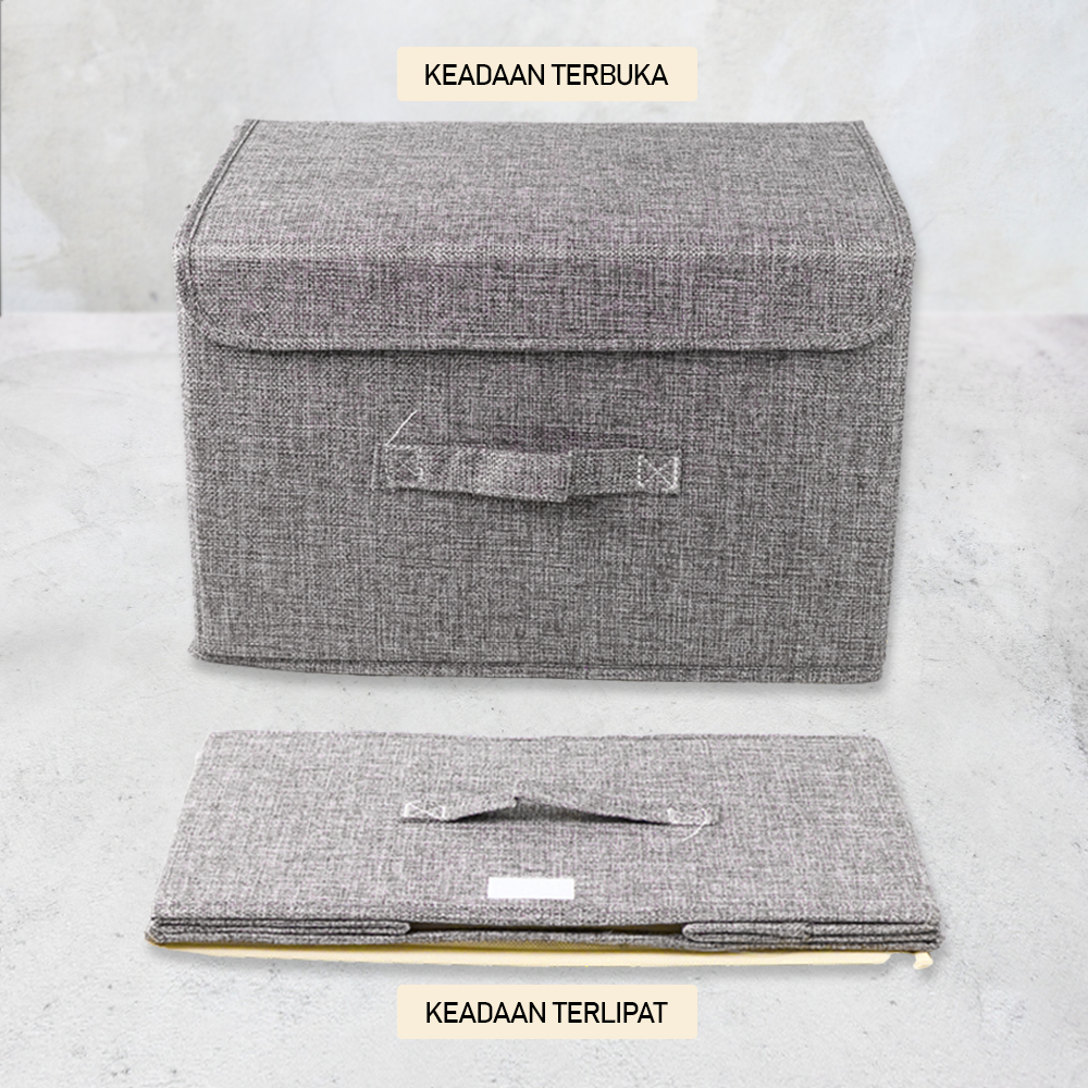 FAROOT Kotak Penyimpan Pakaian Storage Box Foldable with Lid - FR225
