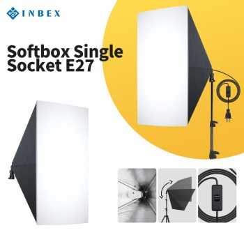 Jual INBEX Single Socket E27 Light Bulb Softbox Photography