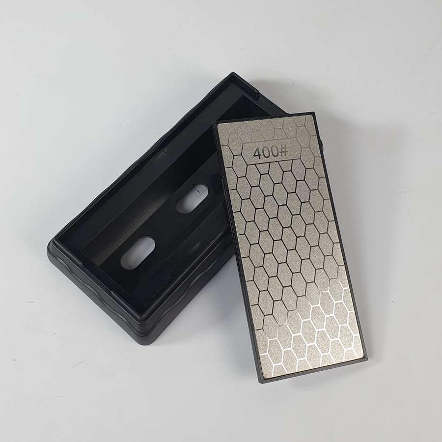 MYVIT Pengasah Pisau Diamond Honeycomb Double Sided 400# and 1000# - 1563A