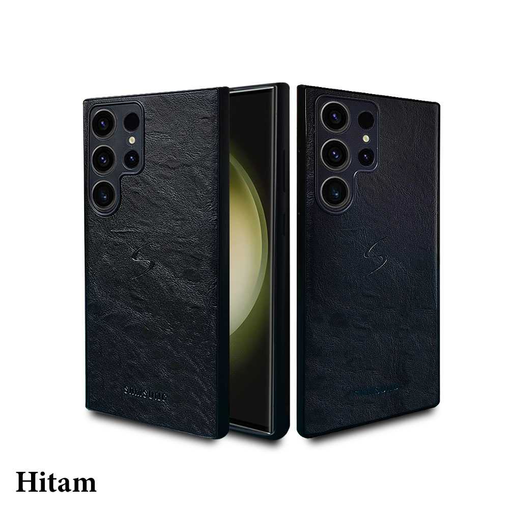 Jual Softcase Leather PREMIUM Case SAMSUNG S23 ULTRA Casing Slim